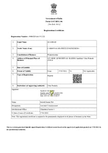 GST CERTIFICATE